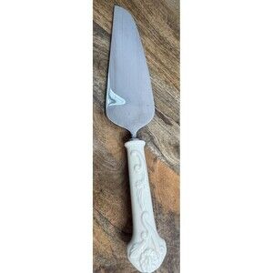 Lenox China Georgian Dessert Server Cake/pie Stainless Steel Blade Wedding